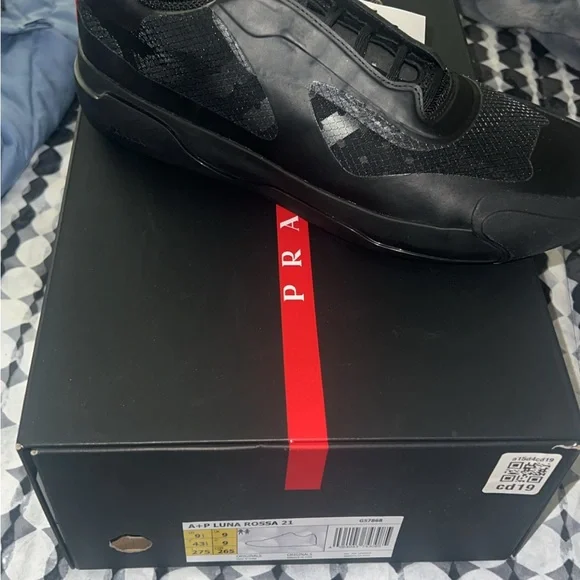 Prada Men's Black Sneakers